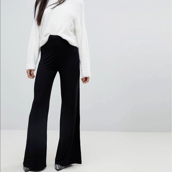 tall high waisted wide leg pants